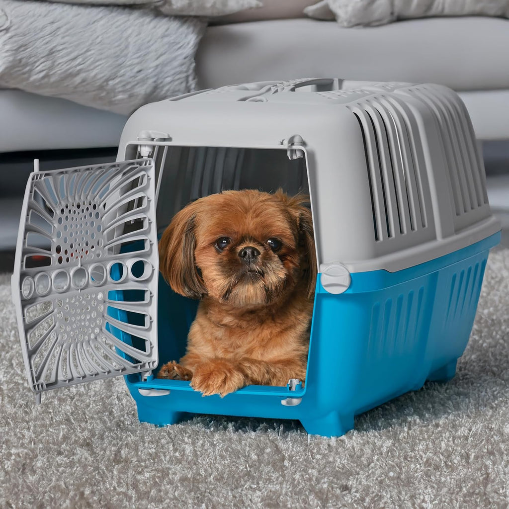 Pet Prime Spree Travel Pet Carrier Blue front view