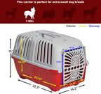 Pet Prime Spree Travel Pet Carrier Red front view