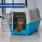 Pet Prime blue carrier doorway dimension 8.54 x 8.85 inches