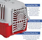 Red Spree carrier easy tool‑free assembly