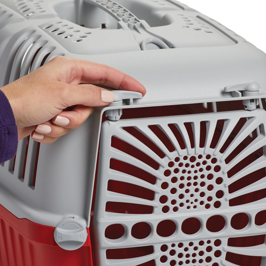 Strong red carrier handle Pet Prime